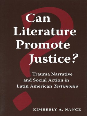 cover image of Can Literature Promote Justice?